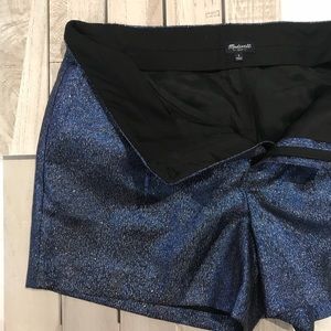 Madewell Metallic Blue Short